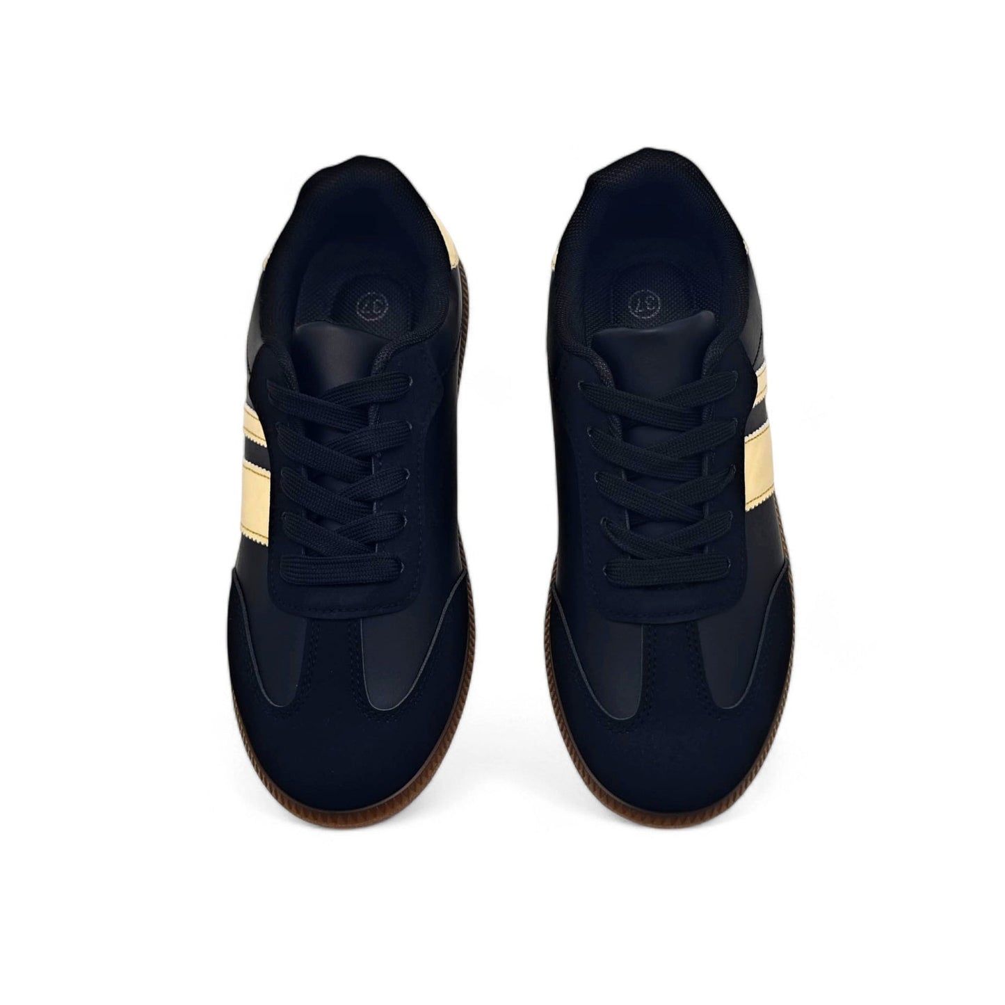 Sneaker Negro/ Oro